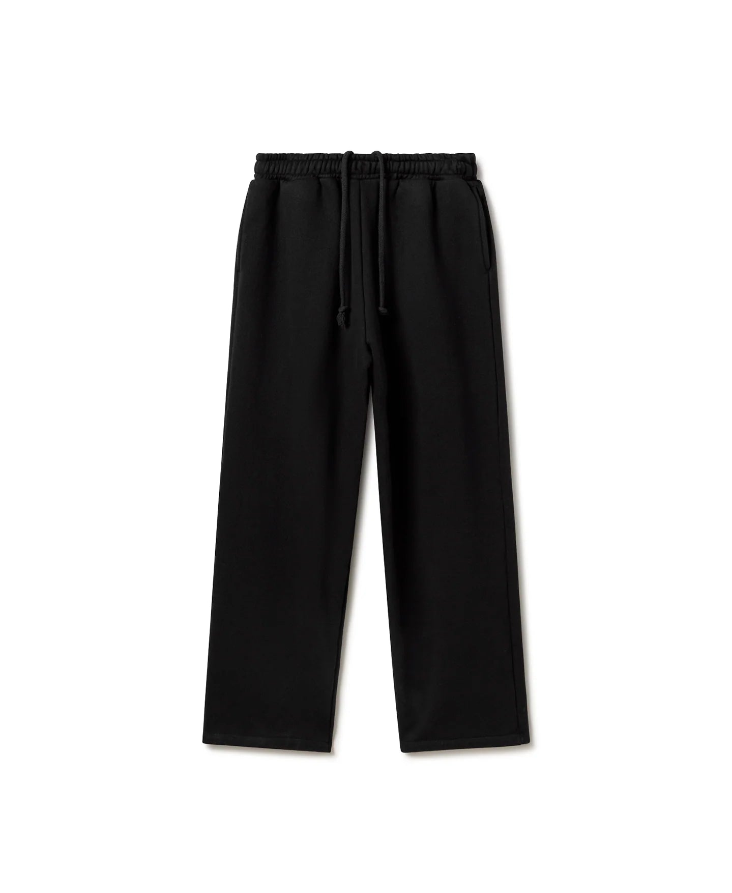 Black Straight Leg Sweats