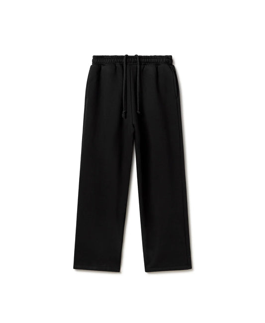 Black Straight Leg Sweats
