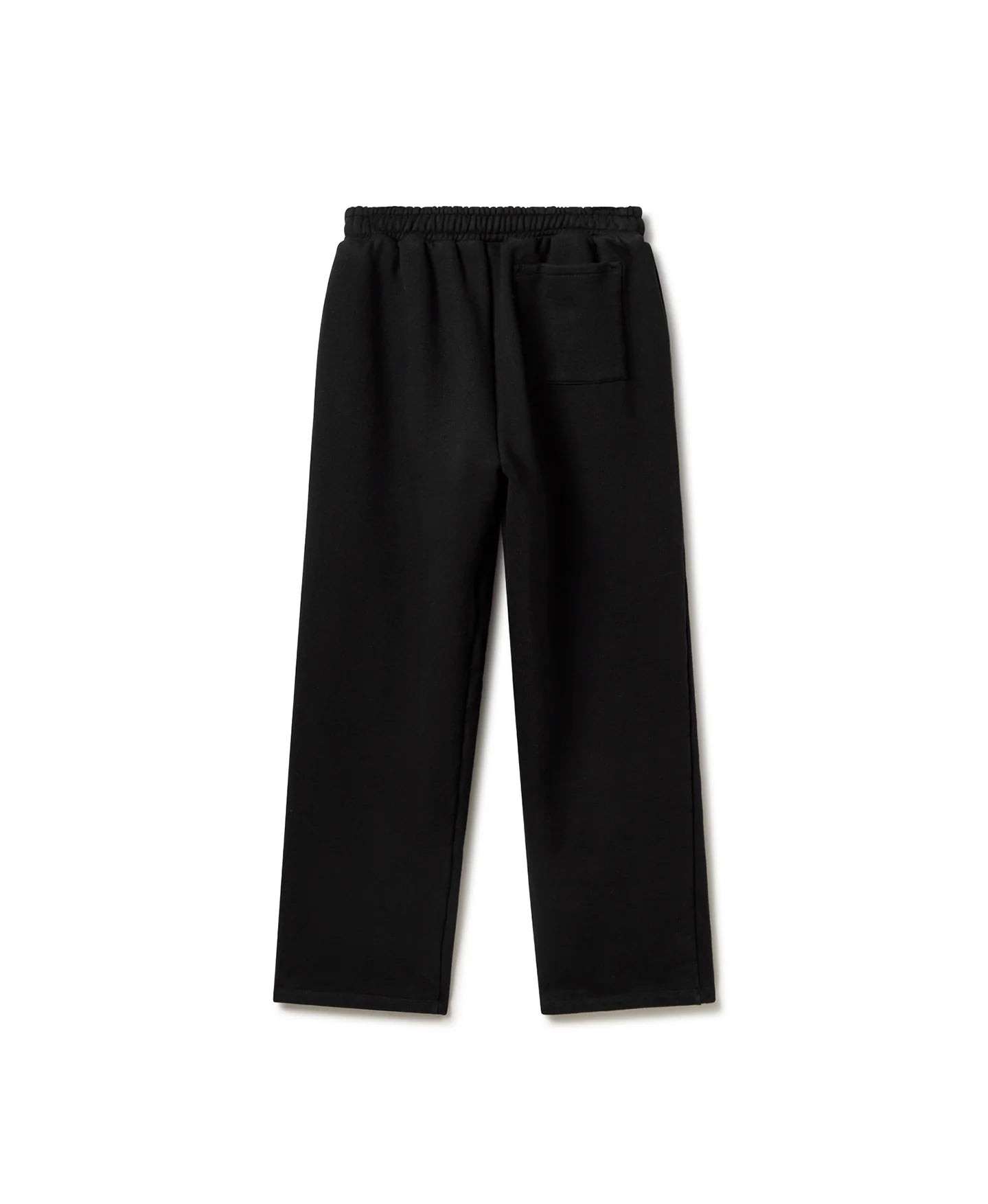 Black Straight Leg Sweats