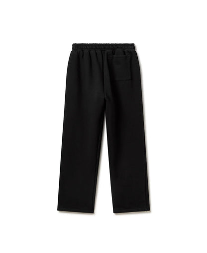 Black Straight Leg Sweats